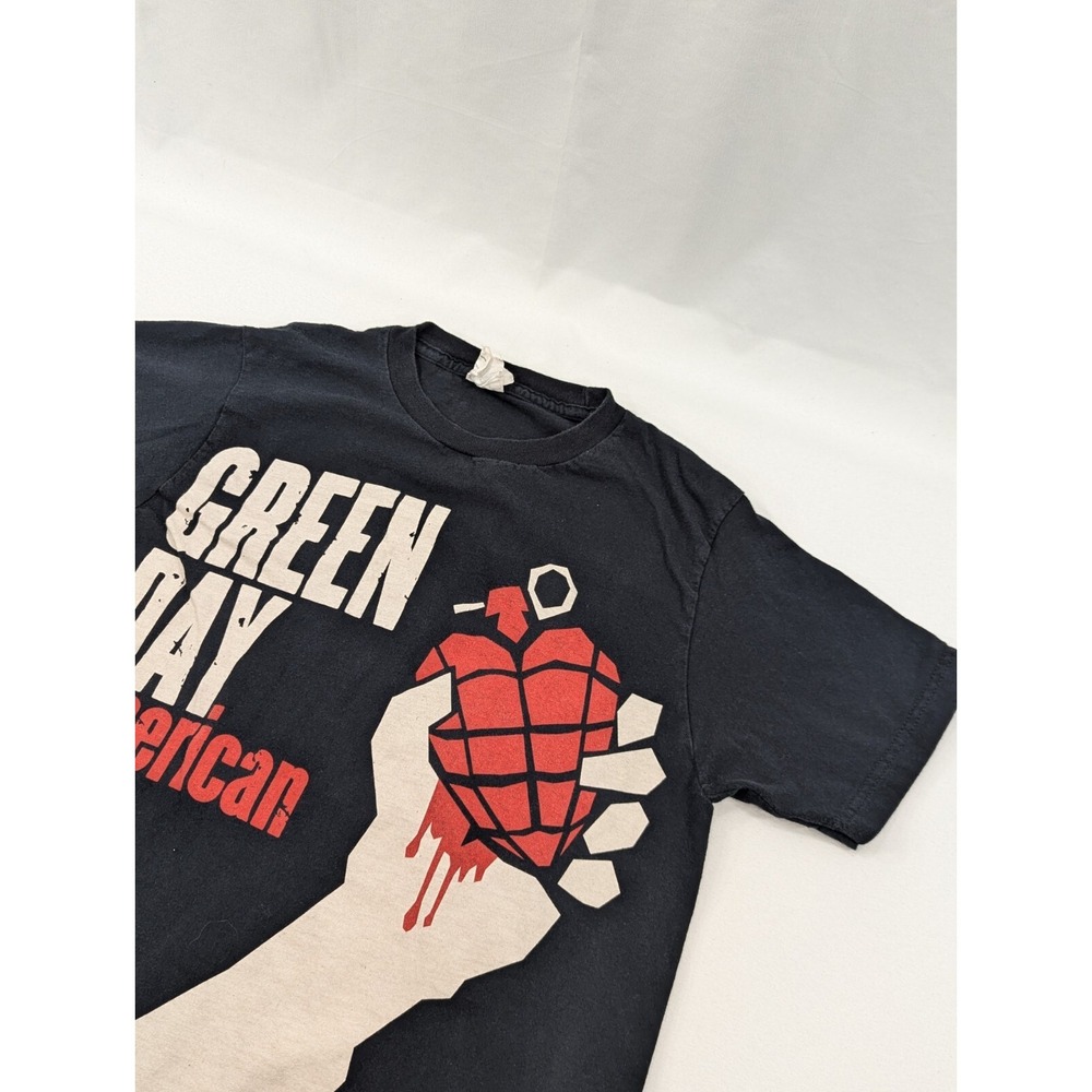 Vintage  Green Day American Idiot 2004 Tour‎ Concert Shirt Medium Black Y2K